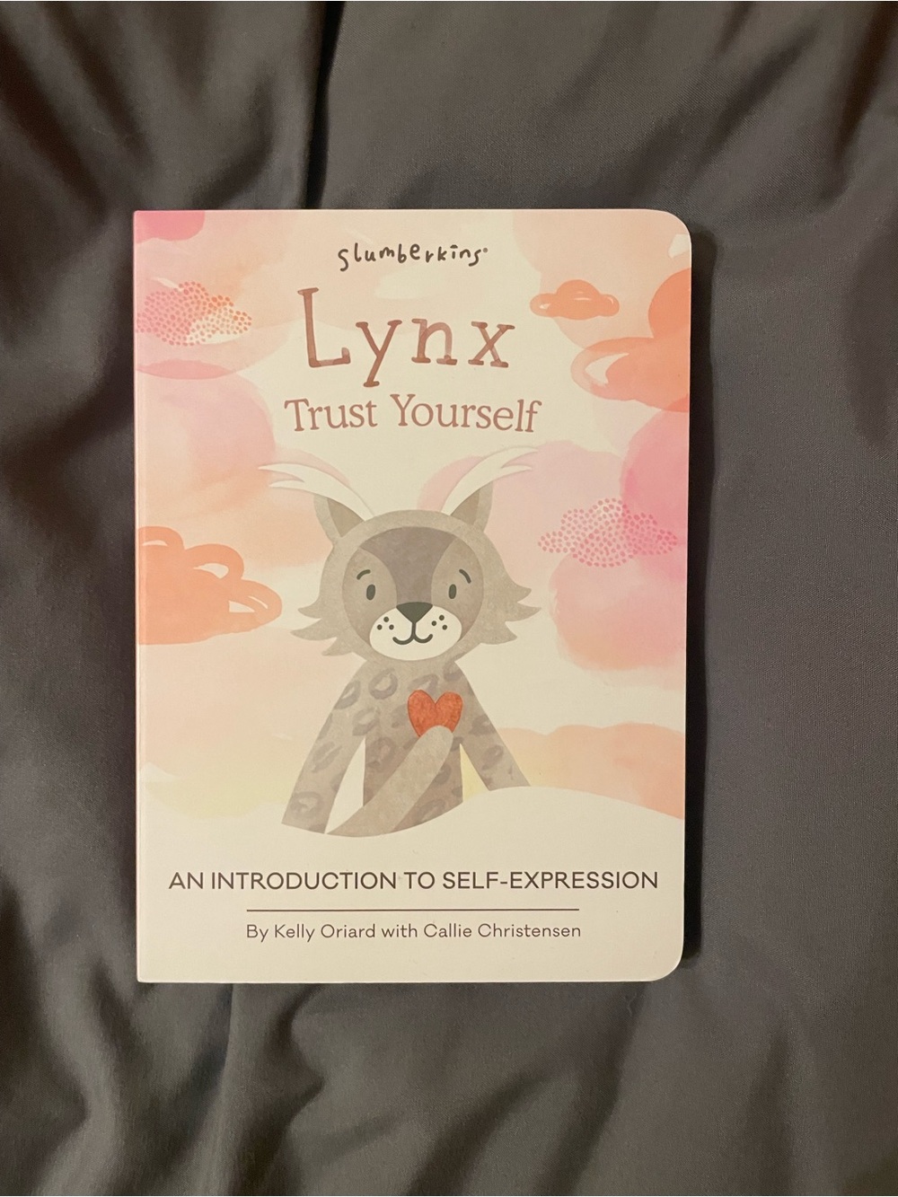 Slumberkins Lynx "Trust Yourself" Children's Book - Pink & Peach